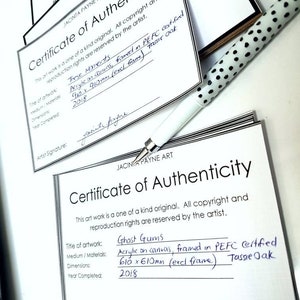 Certificate of Authenticity Template for Photographers. Authenticity Certificate PDF for Photographs, Limited edition Photographic Prints. zdjęcie 2