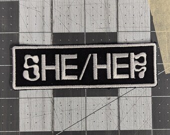 SHE/HER 4 Inch Pronoun Patch