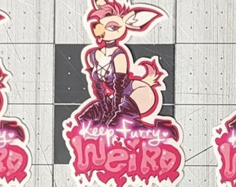 Keep Furry Weird 3in Sticker