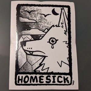 HOMESICK 2.75in Sticker