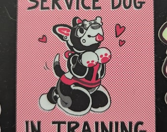 Service Dog In Training Sticker