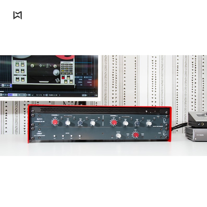 Red Metal 2U/4U Studio Rack: Handmade Desktop Recording Rack - Etsy