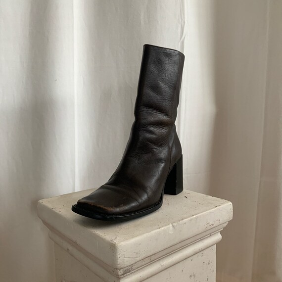 Vintage Steve Madden Square Toe Boots