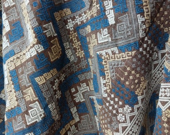 Ethnic Lao Tai Leur Hand Woven Cotton in Natural Colours