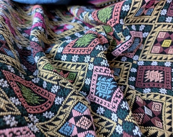 Ethnic Lao Tai Luer Hand Woven Cotton Cloth