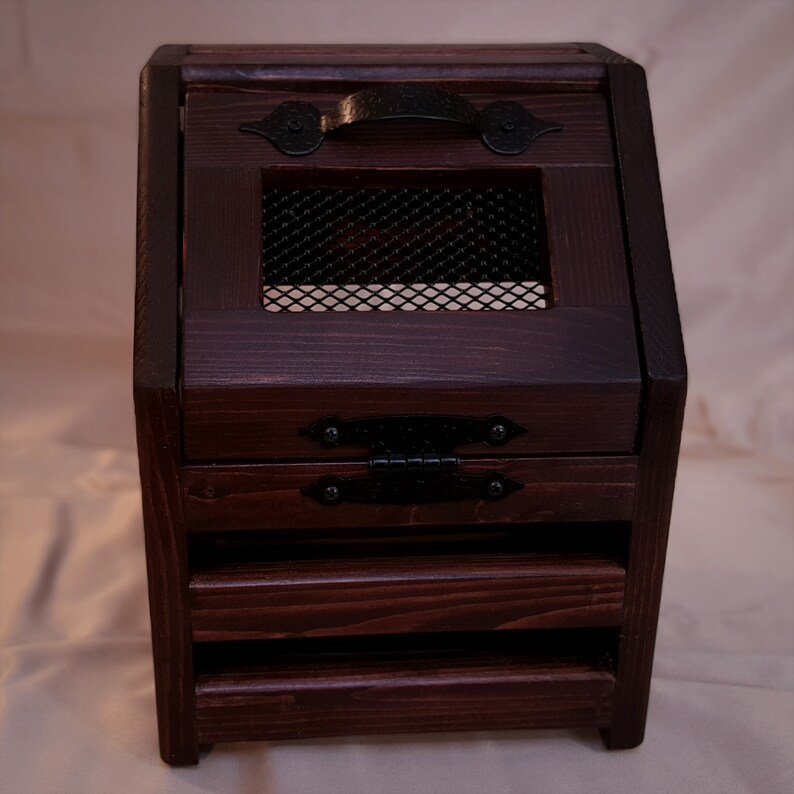 Rustic Countertop Potato Bin Onion Bin Vegetable Bin or Etsy