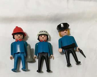 Radko 1995 Officer Joe Policeman Hand-Painted Glass Clip Christmas Ornament Vintage