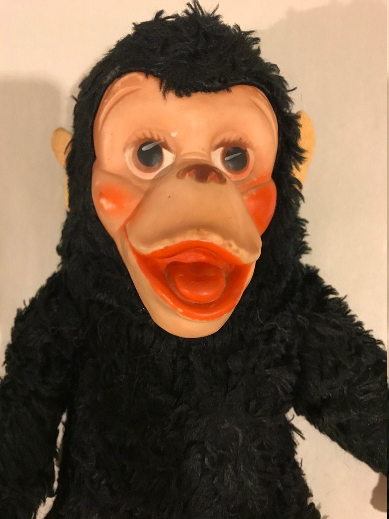 Vintage 50s Rubber Face Gund Monkey Cute Collectable Rushton | Etsy