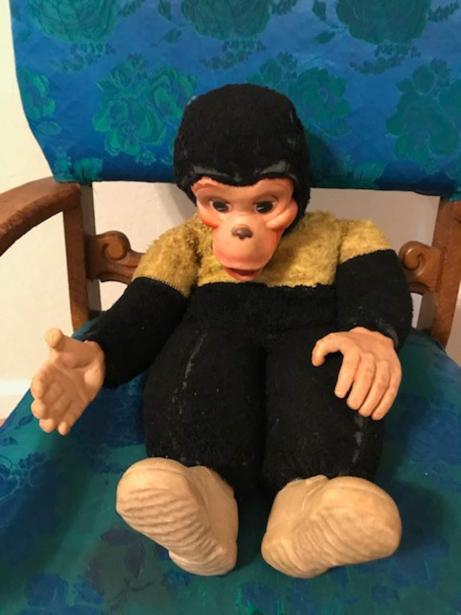 Vintage 50s Mr Bim Zip Zippy Monkey Plush Stuffed Animal Etsy