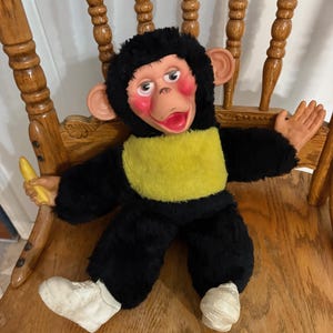 60's ヴィンテージ　ドール　ビッグ　モンスター　ファー　モケモケ　ヒッピー 1960s Toys Monkey Mr Bim - Etsy