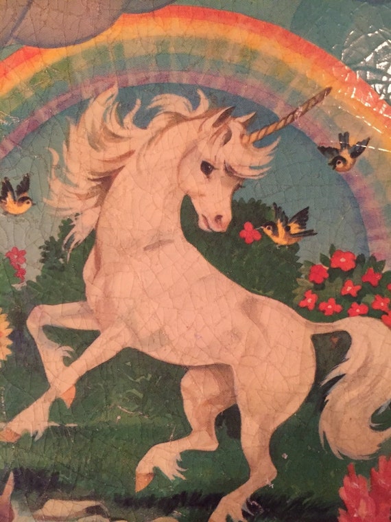 Cute Collectable Rainbow Unicorn Trinket Box