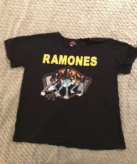 Vintage Ramones Tshirt Ramones 1234 Clothing Concert T-shirt