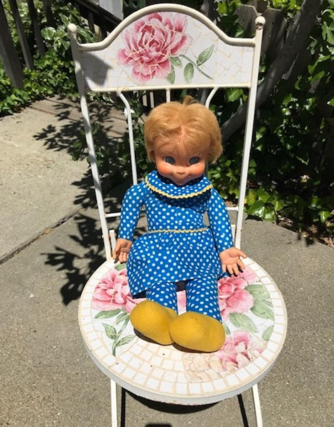 Vintage 1967 Mrs Beasley Doll Rubber Face Mattel Pull String Etsy