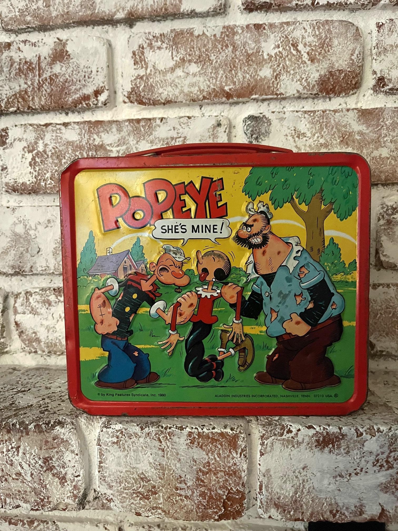 Popeye Lunchbox - Etsy