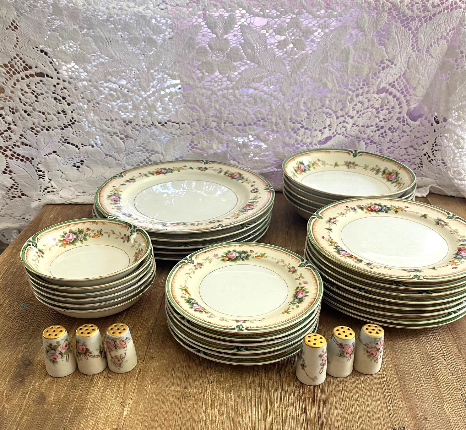希少 乃りたけ オールド ノリタケ 中皿 5枚揃 美品 1930年代 Noritake