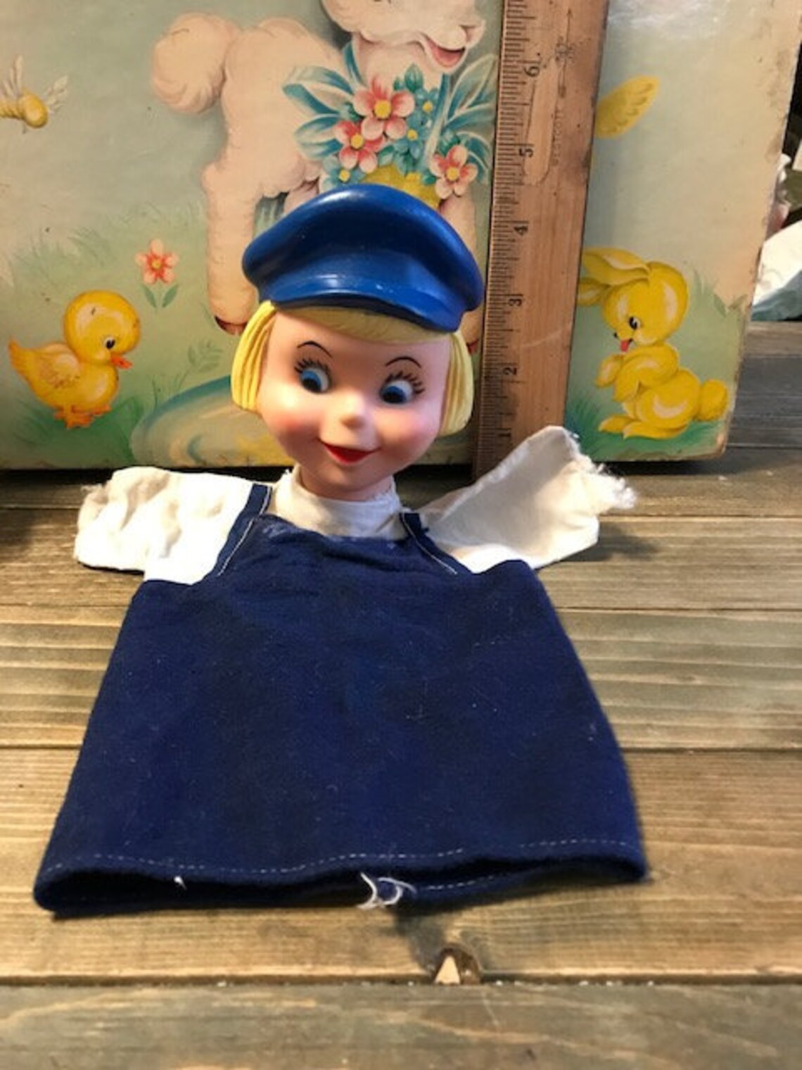 Vintage 50s Dutch Boy Hand Puppet Vintage Dutch Boy Paint Etsy