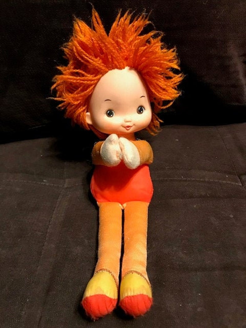 Vintage 80s Rainbow Brite LaLa Orange Doll Hallmark Toy Doll | Etsy