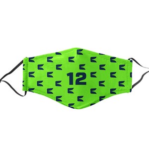 Electric Green 12 Face Mask w/Free Pink Mask