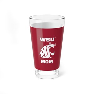 Washington State Cougars MOM Pint Glass - Fan Cup