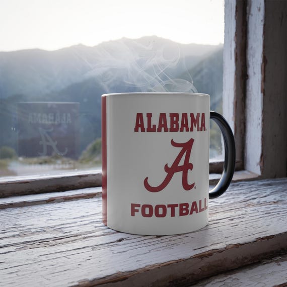 Color Changing! Alabama Crimson Tide FOOTBALL Thermoh Morphin Ceramic  Coffee Mug - Heat Sensitive - Fan Cup - Etsy