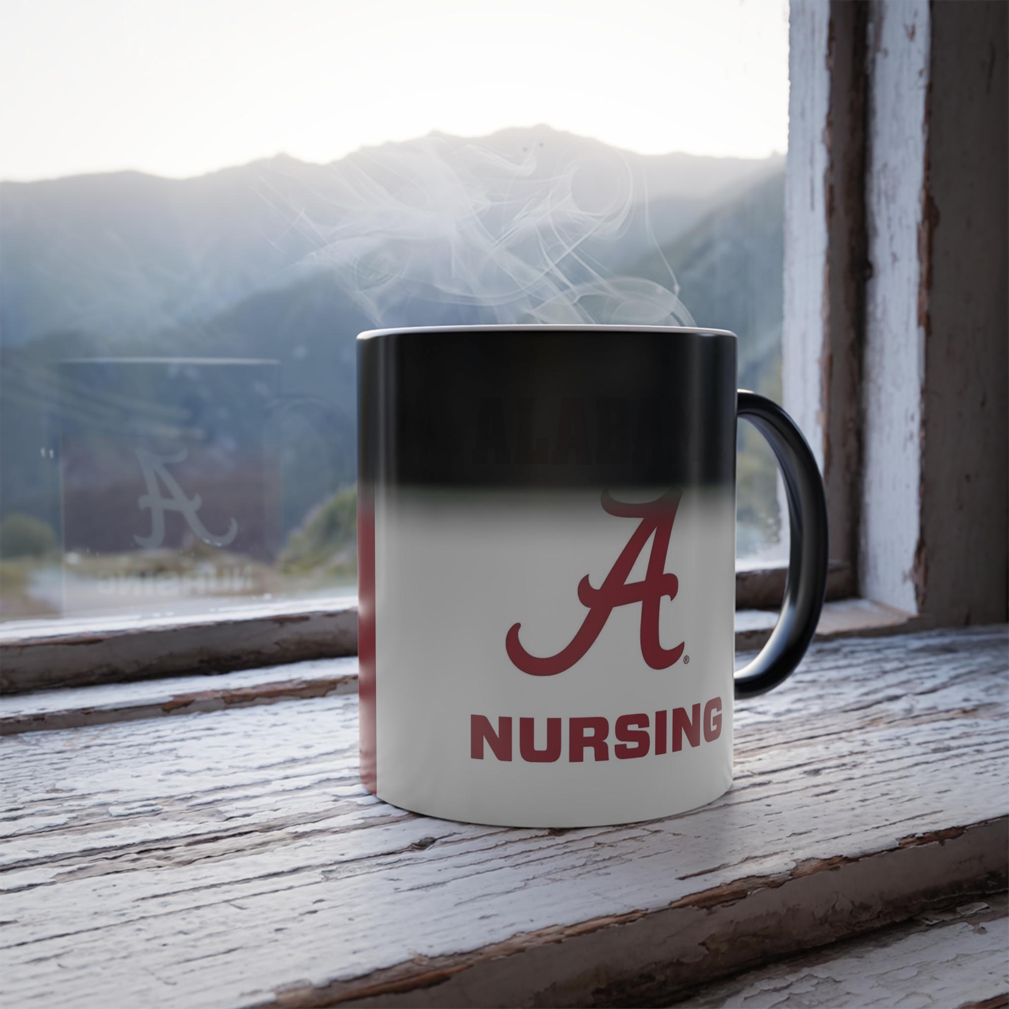 Color Changing! Alabama Crimson Tide College of Nursing Thermoh Morphin Ceramic  Coffee Mug - Heat Sensitive - Fan Cup - Etsy