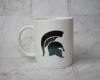 Color Changing! Michigan State University Spartans NCAA ThermoH Logo Ceramic Coffee Mug