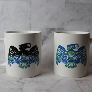 Color Changing! Native Hawks ThermoH Logo Coffee Mug