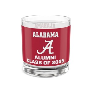 Alabama Crimson Tide ALUMNI KLASSE VON (Wählen Sie Ihr Abschlussjahr) Old Fashioned Rocks Glas - Fan-Tasse