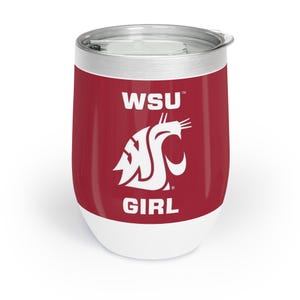 Washington State Cougars GIRL Chill Wine Insulated Tumbler - Fan Cup