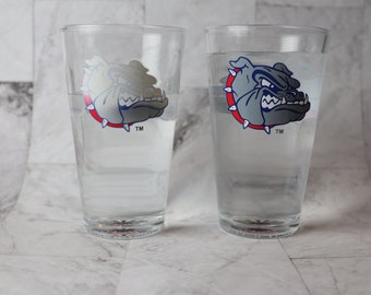 Color Changing! Gonzaga University Bulldogs NCAA ThermoC Logo Pint Glass