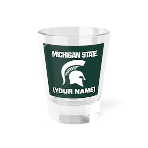 Michalian State Spartans PERSONALISIERTER NAME (Wählen Sie Ihren Namen) Schnapsglas - Fantasse