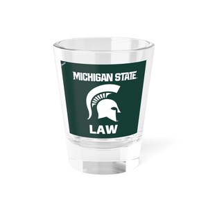 Michigan State Spartans SCHOOL OF LAW Schnapsglas - Fan Tasse