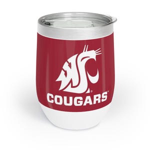 Washington State COUGARS Chill Wine Insulated Tumbler - Fan Cup