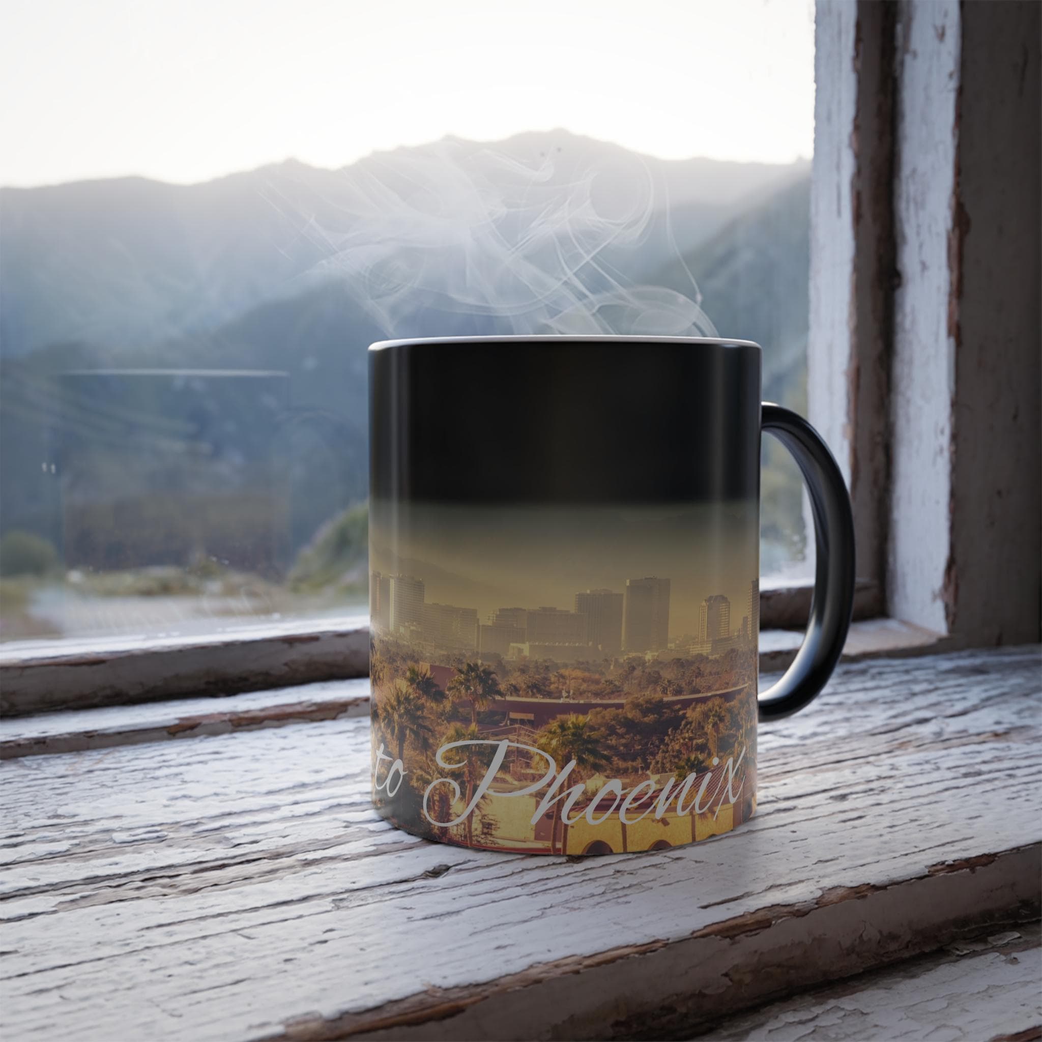 Color Changing! Phoenix Skyline - City Thermoh Morphin Ceramic