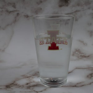 Color Changing! Iowa State University Cyclones NCAA ThermoC Logo Pint Glass