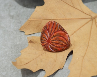 RED Ceramic Statement Ring, Ceramic Statement Jewelry
