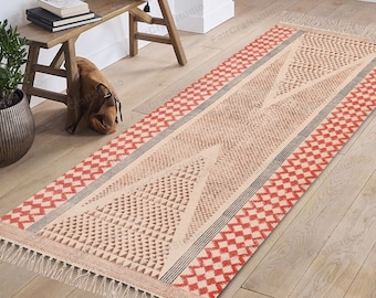 Cotton Washable Runner Rug hall runner  entry rug, yoga mat staircase runner, runner carpet Machine Washable Rug bath mat runner Kitchen Rug