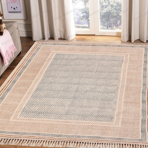 Washable Cotton Rug Extra Large Area Rug for Living room, Dining room, Bedroom, Entryways, Hallways, Patio Machine Washable Cotton Carpet