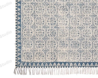 Washable Area Rug for living room, Cotton Rug for Dining room, Organic Area Rug for Bedroom, Washable Carpet for Hallways, entryways, patio