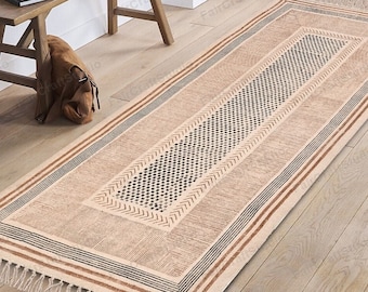 Washable rug Cotton Runner Rug hall runner entry rug yoga mat stairs runner carpet Machine Washable runner Rug bath mat runner Kitchen Rug