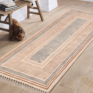 Washable rug Cotton Runner Rug hall runner entry rug yoga mat stairs runner carpet Machine Washable runner Rug bath mat runner Kitchen Rug
