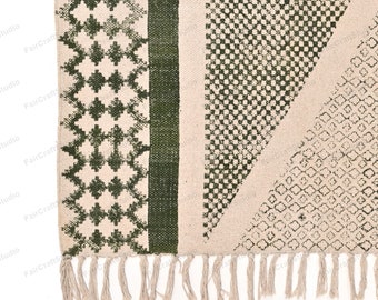 Washable rug for Bedroom, kitchen, Extra large organic cotton rug for living room, dining room, patio, hallways, indoor outdor rug washable