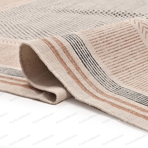 Washable Cotton Rug Extra Large Area Rug for Living room, Dining room, Bedroom, Entryways, Hallways, Patio Machine Washable Cotton Carpet