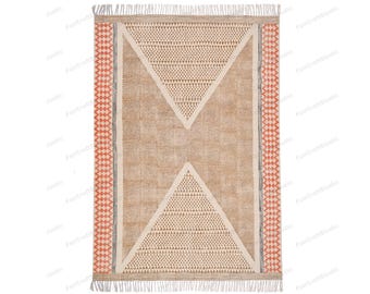 Washable Area Rug Washable Cotton Rug Machine Washable Rug for  Living room, Dining room, Bedroom, Entryways, Hallways, Patio Cotton carpet