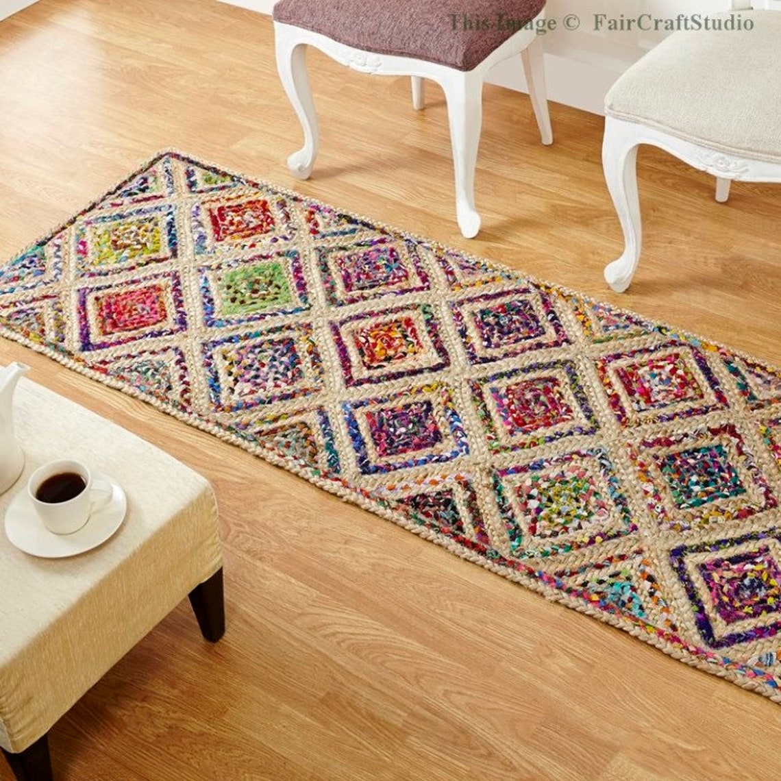 Jute Runner Rug for Hallways Runner on Sale Handmade Jute Etsy