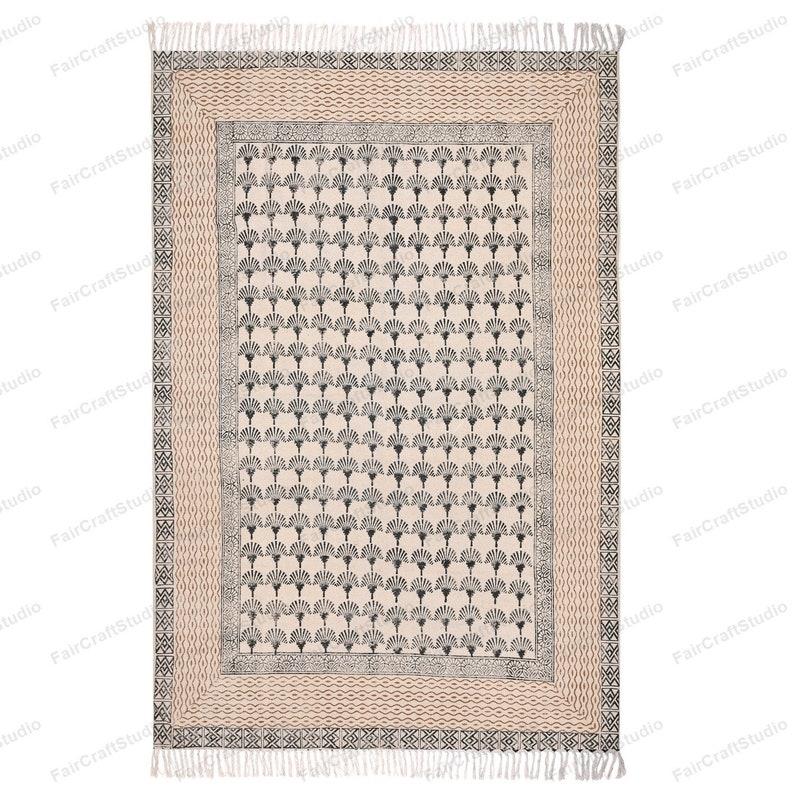 Washable Cotton Rug Extra Large Area Rug for Living room, Dining room, Bedroom, Entryways, Hallways, Patio Machine Washable Cotton Carpet