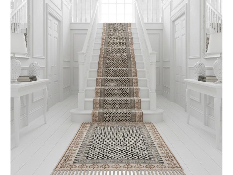Washable kitchen rug Staircase Runner Long Entry Rug Cotton Machine Washable Hallway Rugs Carpet Runners kitchen Throw Rugs Bathroom Runner