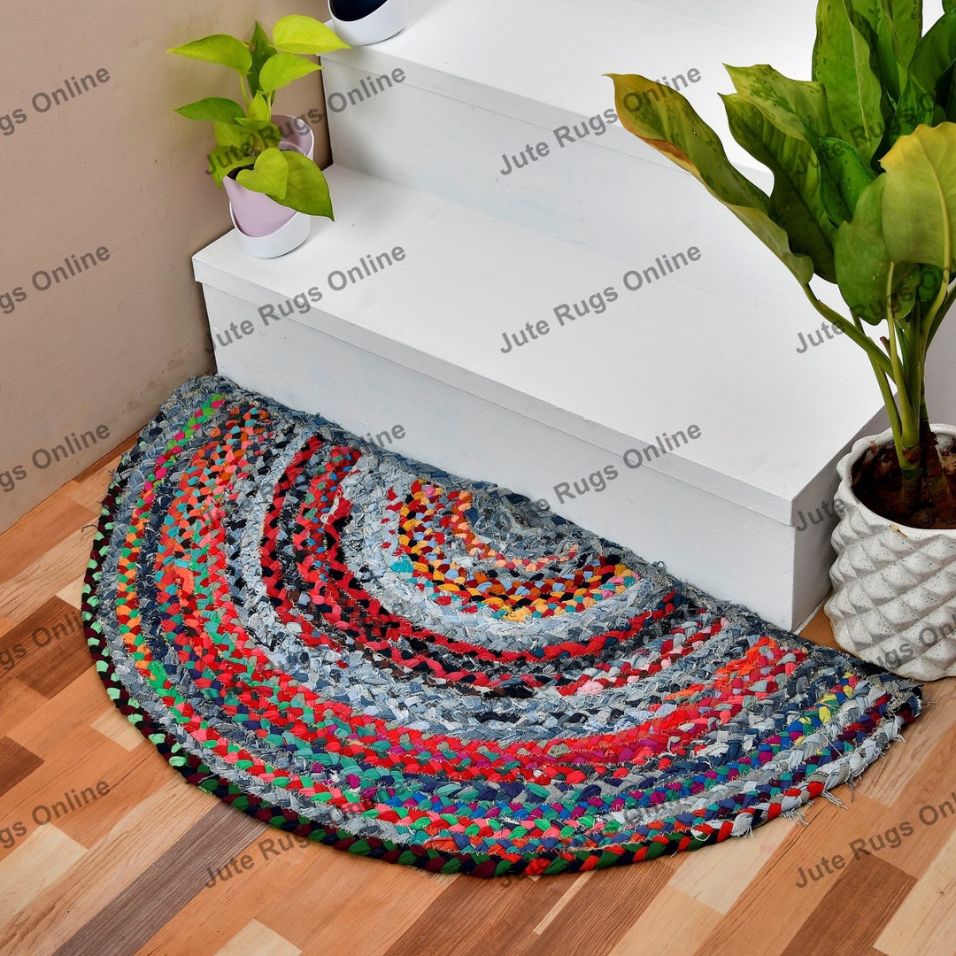 Moon Phase Doormat Half Moon Rug Half Moon Mat Half Circle Rug Nonslip