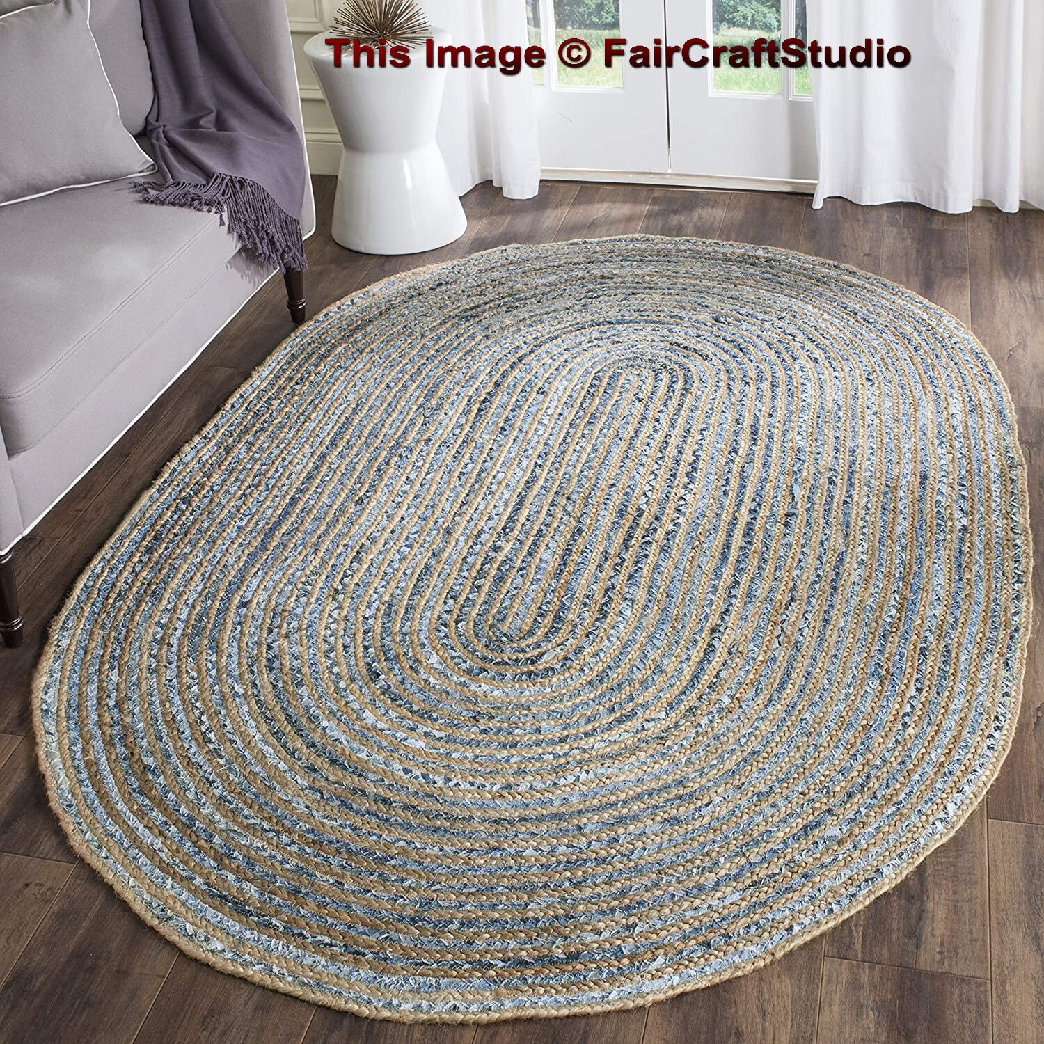 Ovaler Teppich für Wohnzimmer ovale Teppiche für Bauernhaus Etsy