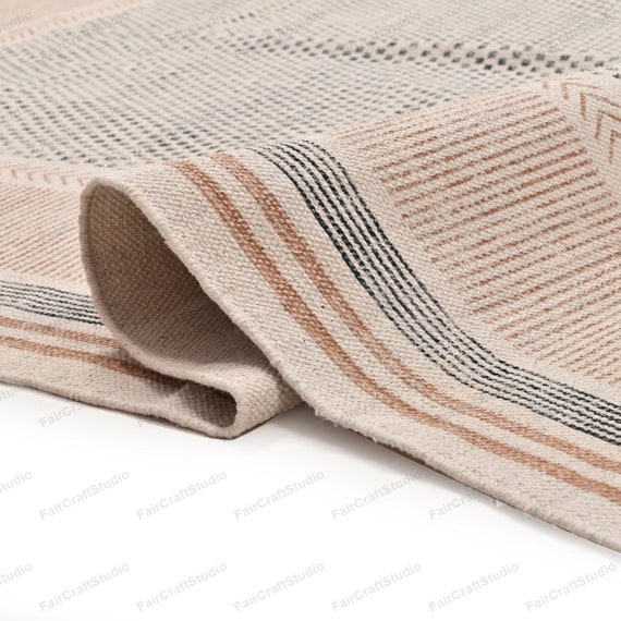Washable Cotton Rug Extra Large Area Rug for Living room, Dining room, Bedroom, Entryways, Hallways, Patio Machine Washable Cotton Carpet